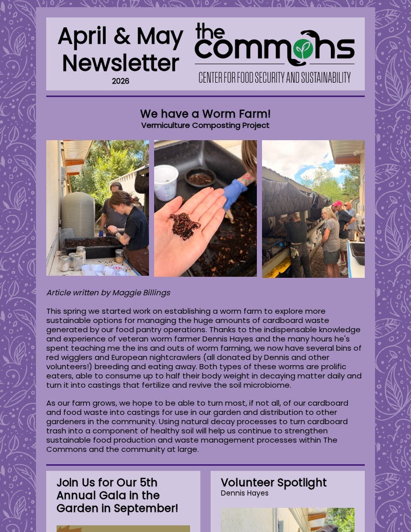 April 2026 Newsletter